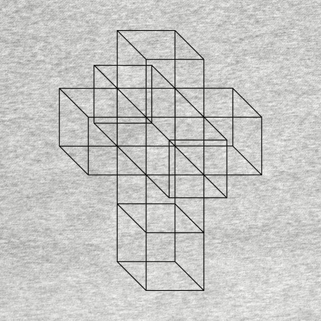 Hypercube (black) by conform